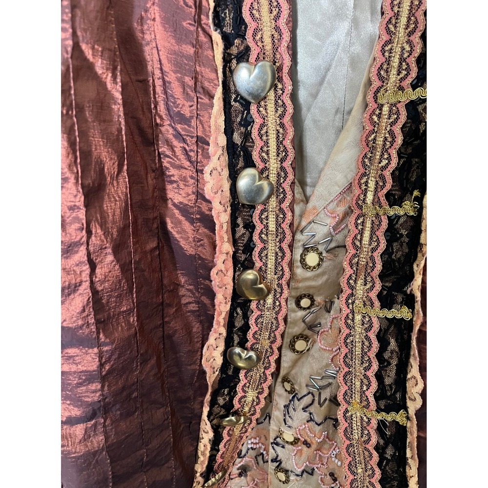 SMC Costume Grade Theatre Arts Brocade Overcoat Victorian Renfest Edwardian XXL - Picture 7 of 13